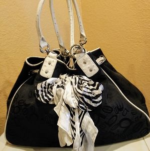 bebe San Francisco Signature B Flight Bag"